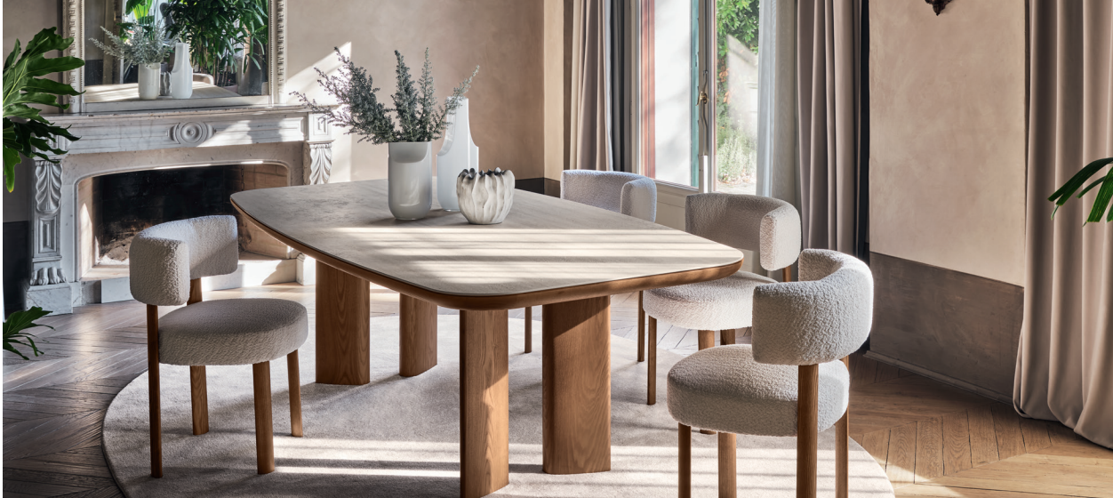 Sedia Gien, Tavolo Sandy