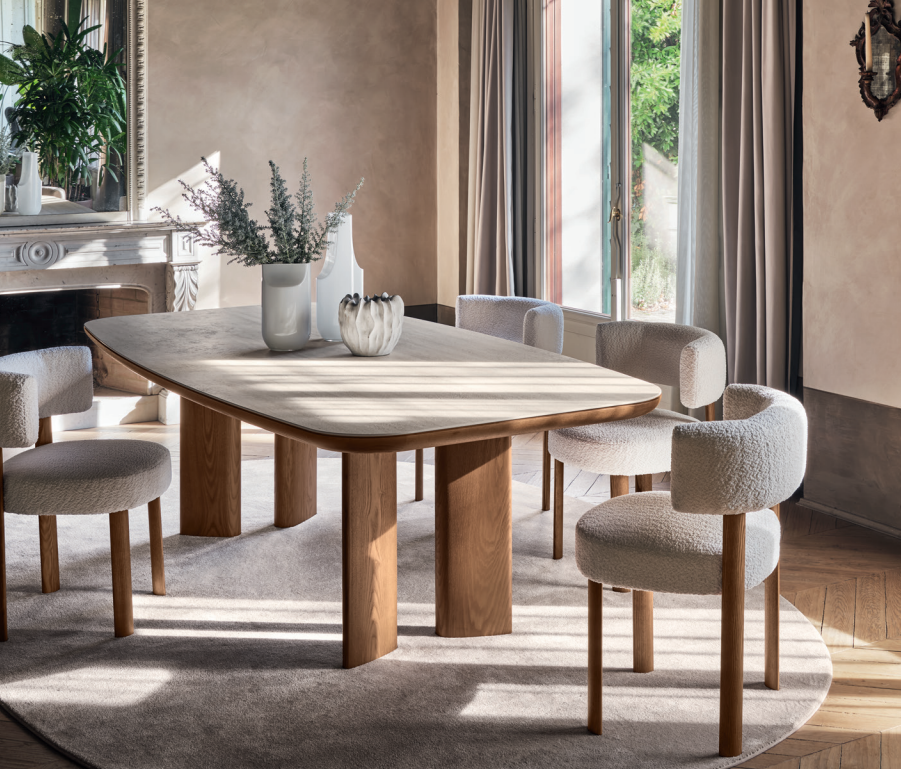 Sedia Gien, Tavolo Sandy